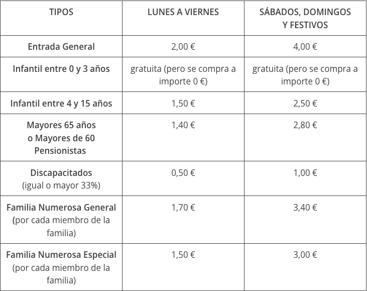 Precios piscina lucena Precios piscina lucena