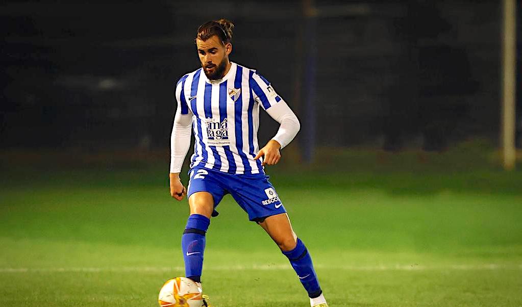 Alberto García en su etapa con el Atlético Malagueño