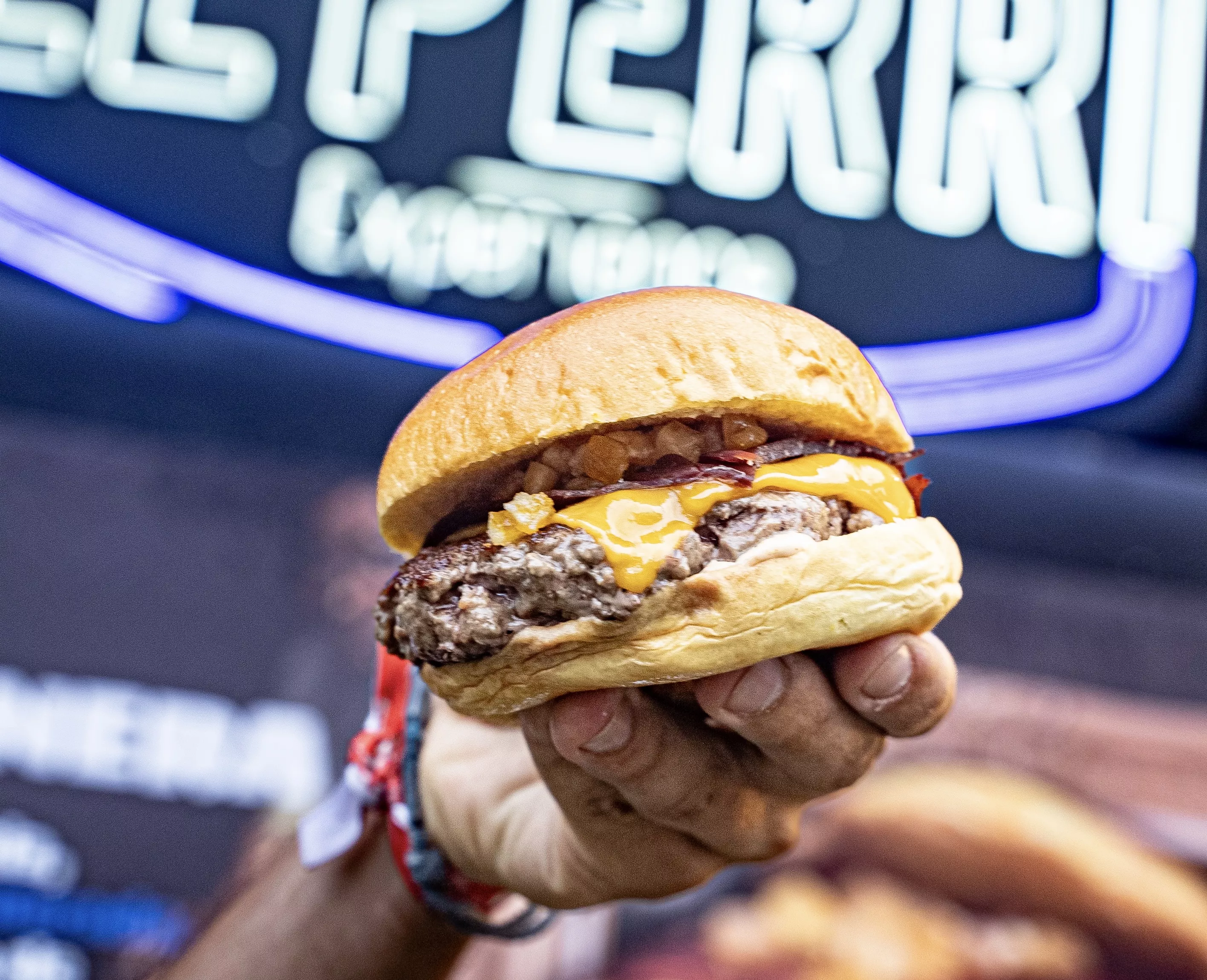 “La Piconera”, hamburguesa con la que El Perri participa en la segunda ronda de The Champions Burguer