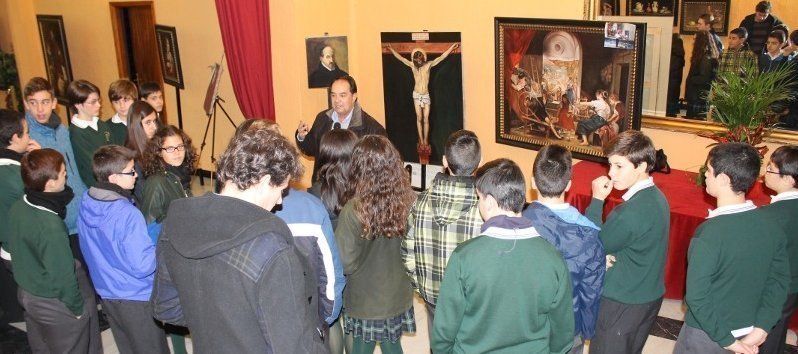  Cuatrocientos alumnos se acercan a una veintena de obras maestras de la pintura 