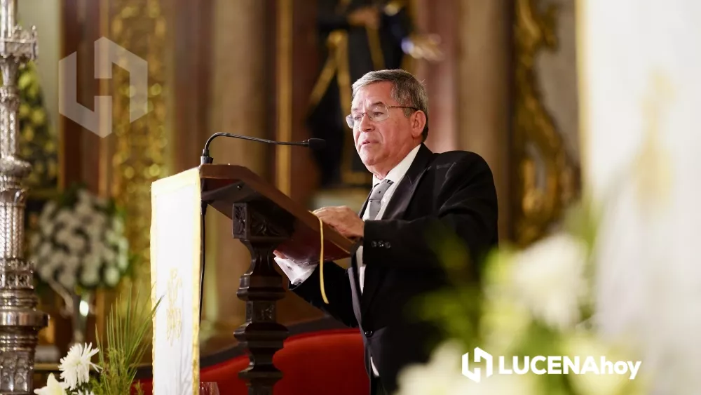 José Antonio Luque Delgado en la Exaltación Coral a María Stma. de Araceli de este año