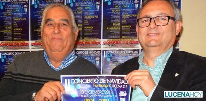  El segundo Concierto de Navidad Fundación Lucena CF será el 13 de diciembre 