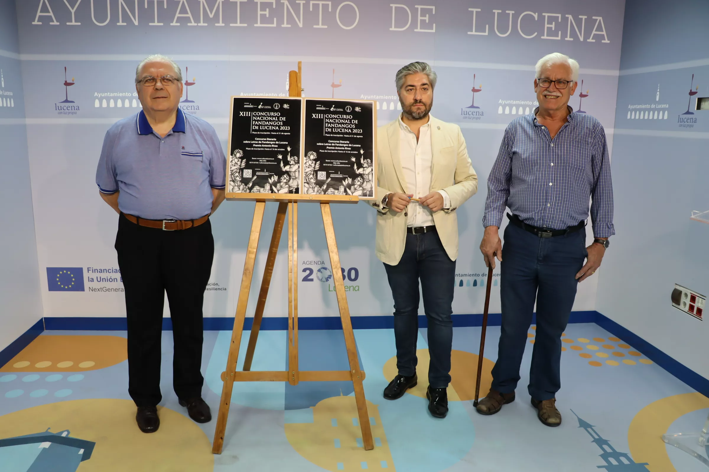 Un momento de la presentación de este XIII Concurso Nacional de Fandangos de Lucena