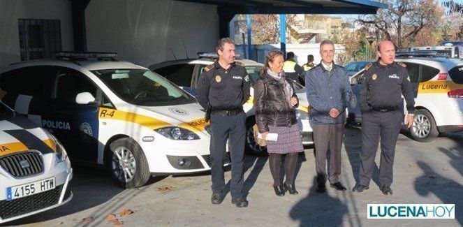  Entran en funcionamiento los cuatro nuevos coches de la policía local 