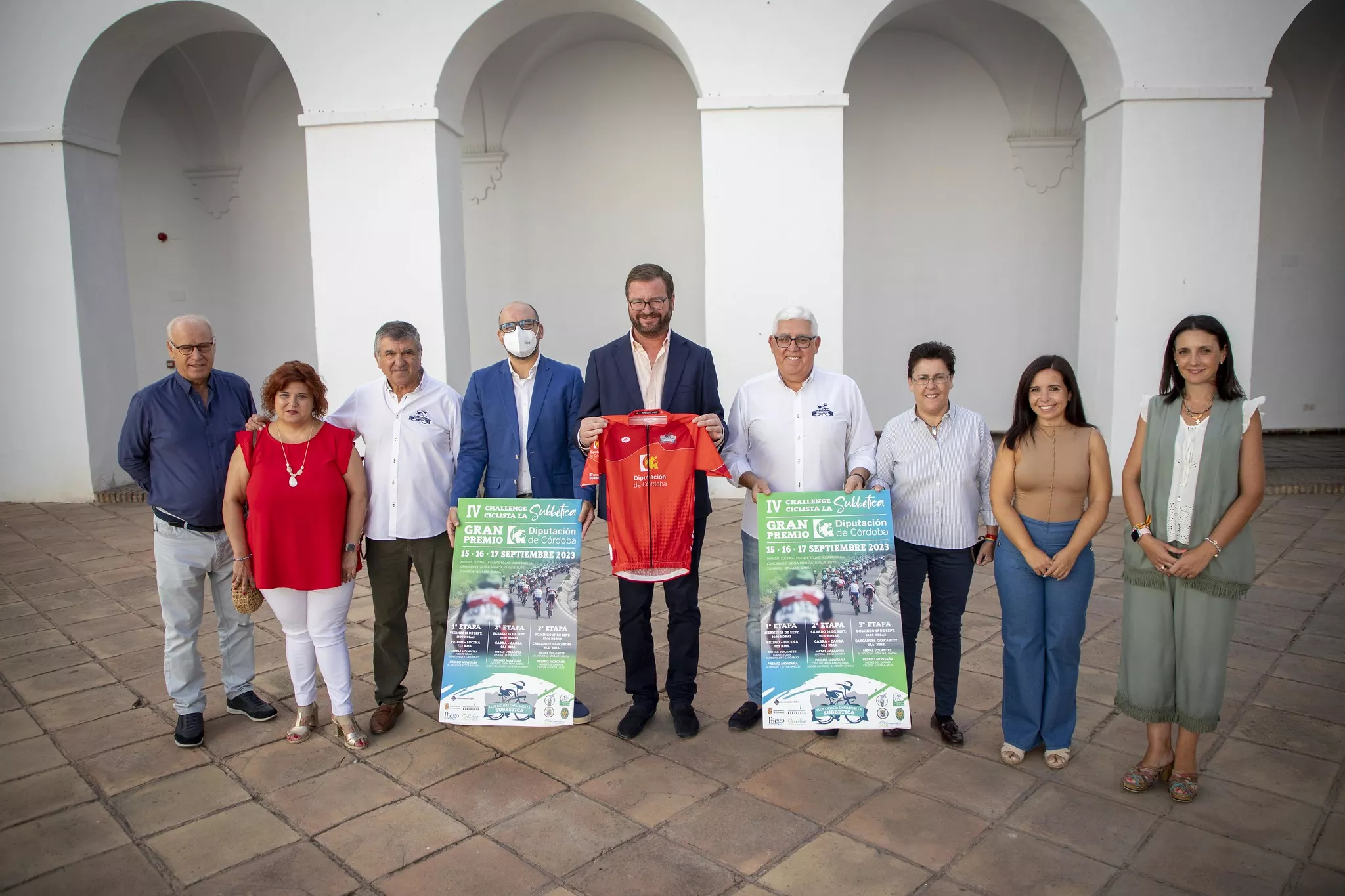 Un momento de la presentación de esta IV Challenge Ciclista La Subbética en la Diputación Provincial 