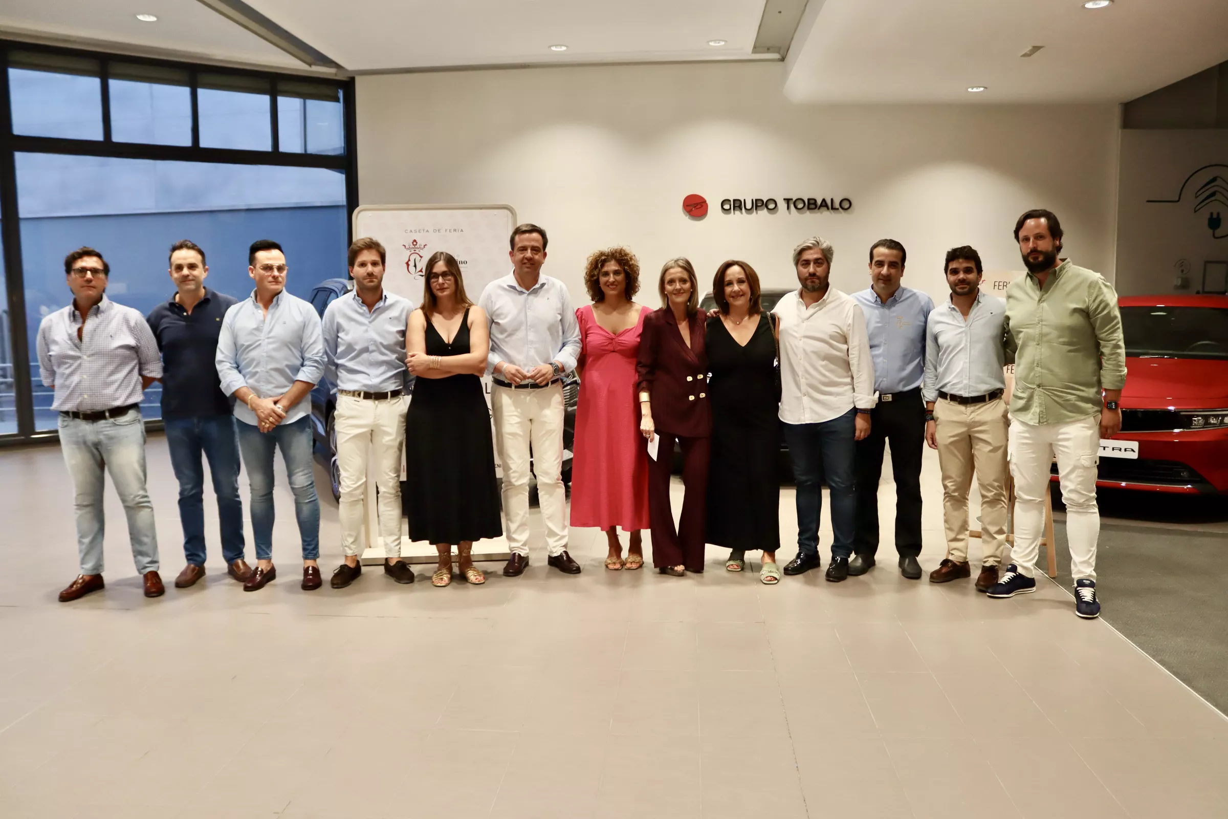 Presentación de la Caseta del Círculo Lucentino en Grupo Tobalo
