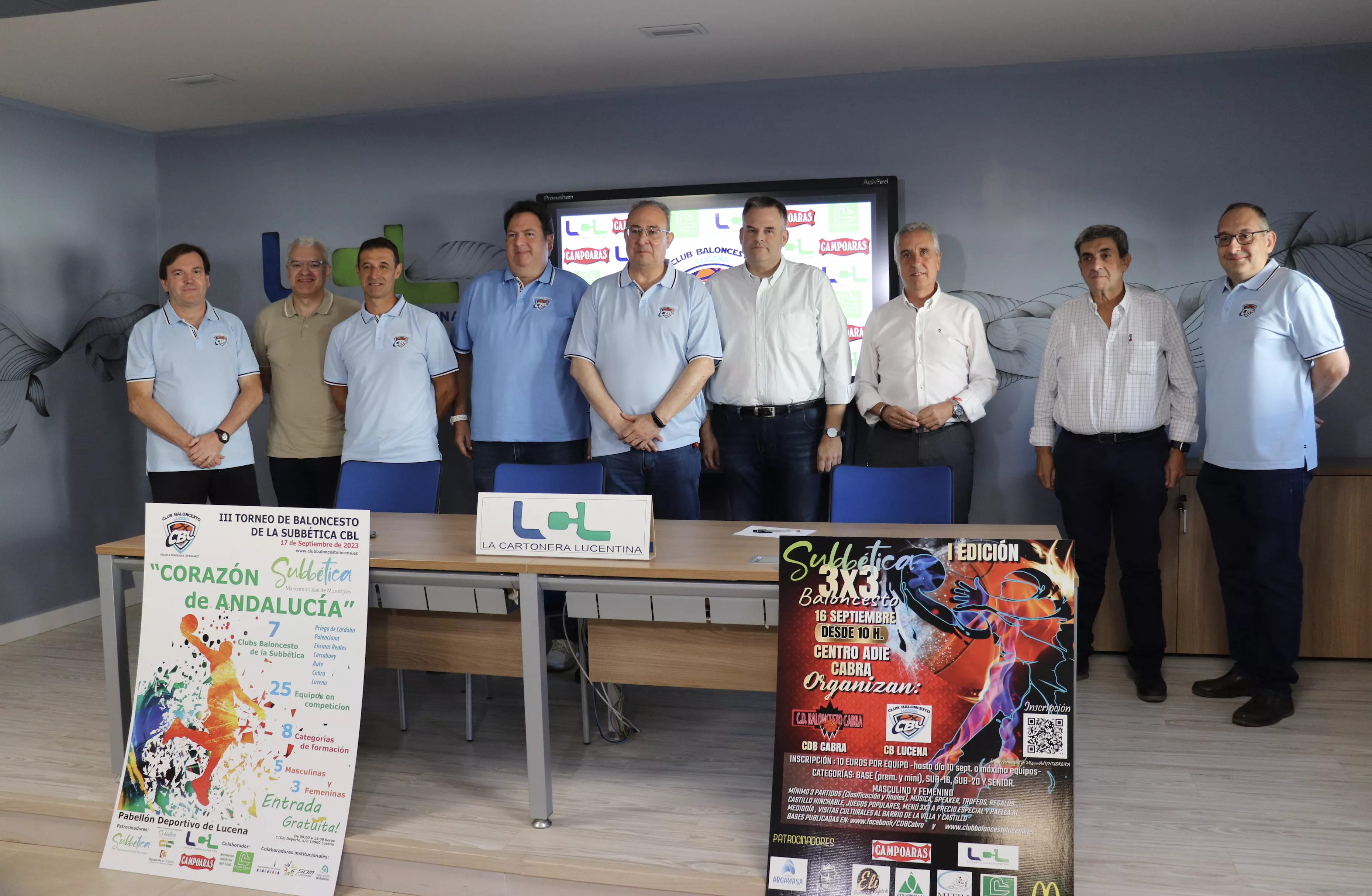 Presentación del torneo en las instalaciones de La Cartonera Lucentina