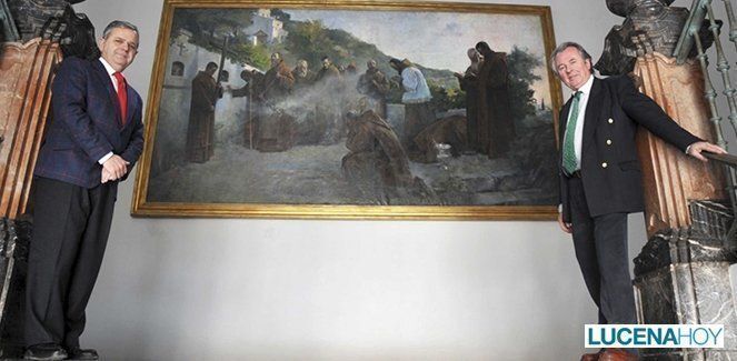  La Diputación restaura el cuadro de Muñoz Lucena ‘Plegaria en las ermitas de Córdoba’ 