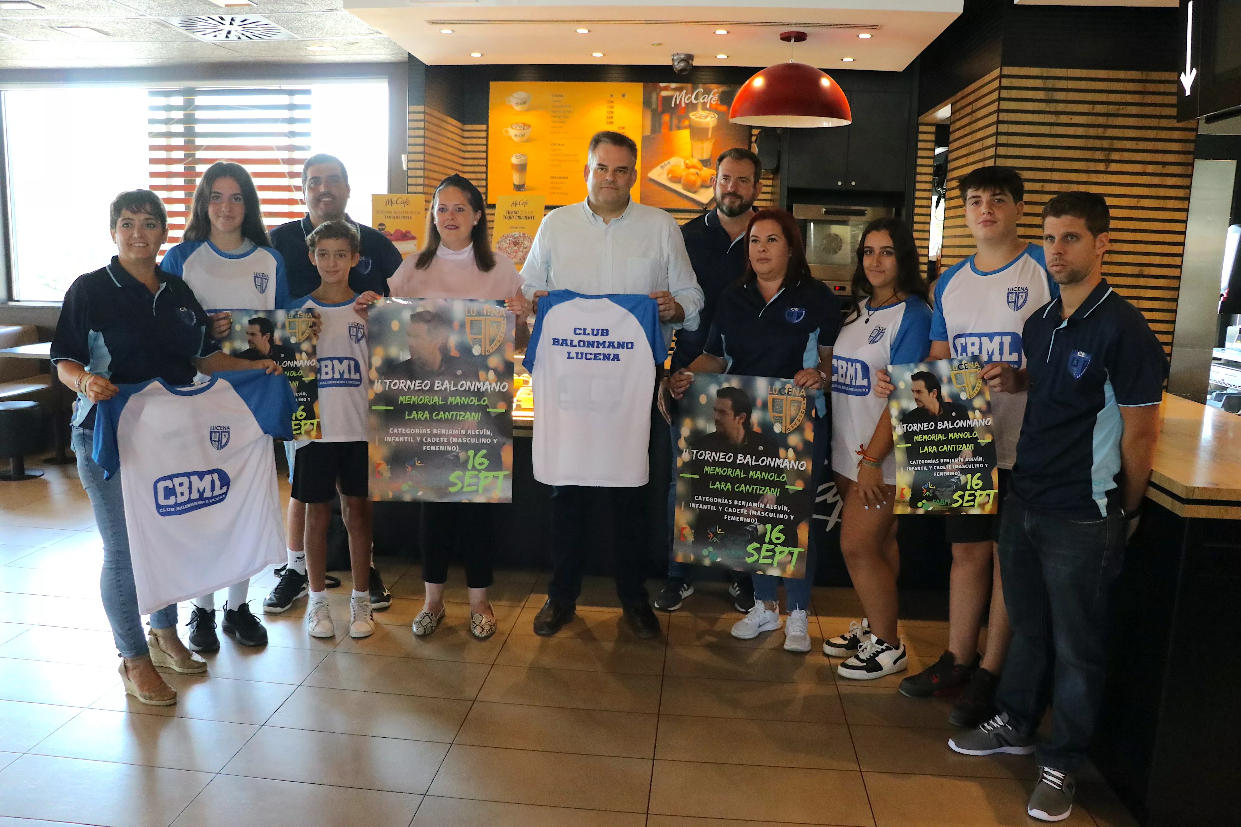 Presentación del II Torneo de Balonmano Memorial Manuel Lara Cantizani 