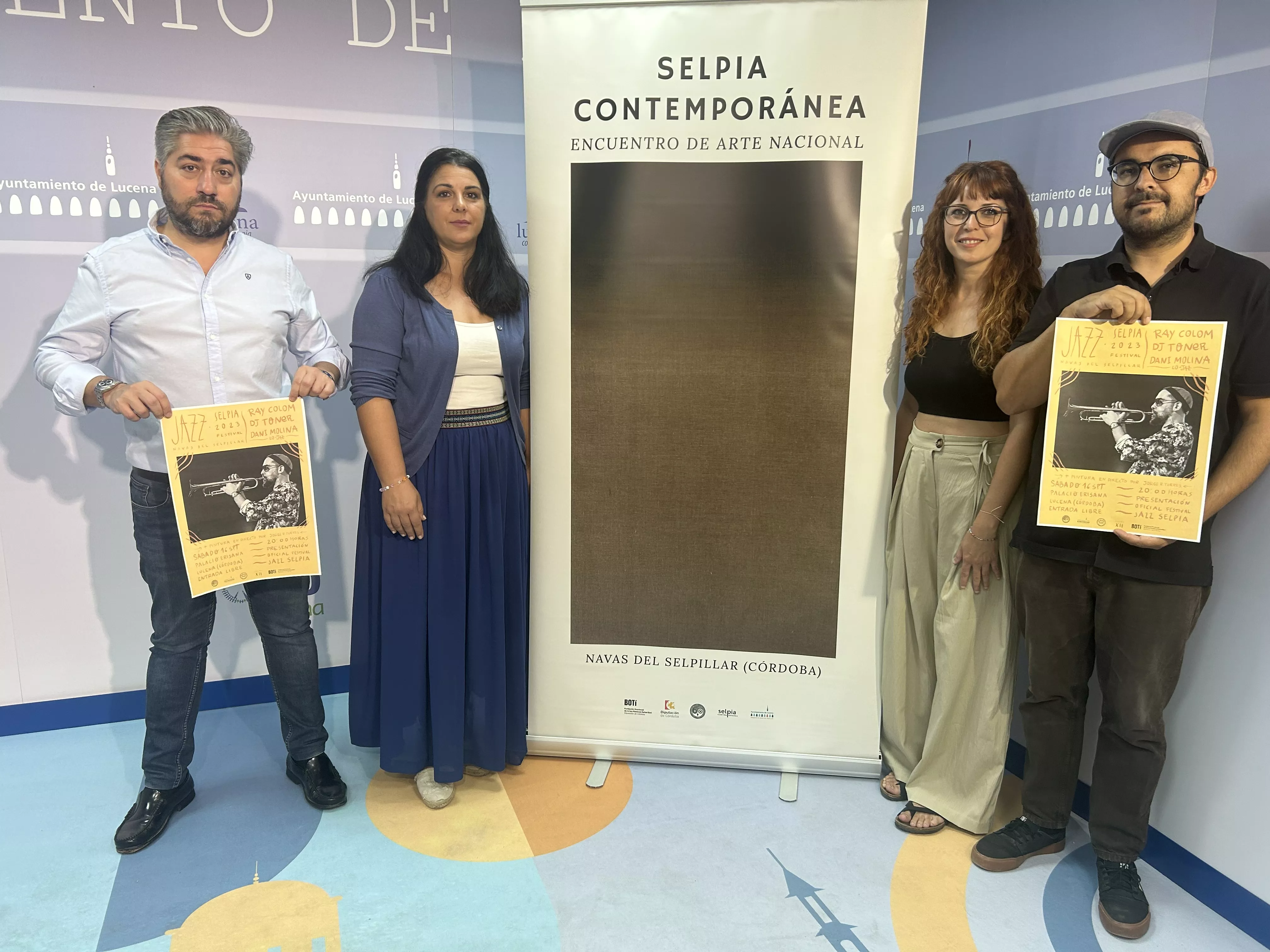 Presentación del Jazz Selpia Festival y Selpia Contemporánea, esta mañana en el Ayuntamiento de Lucena