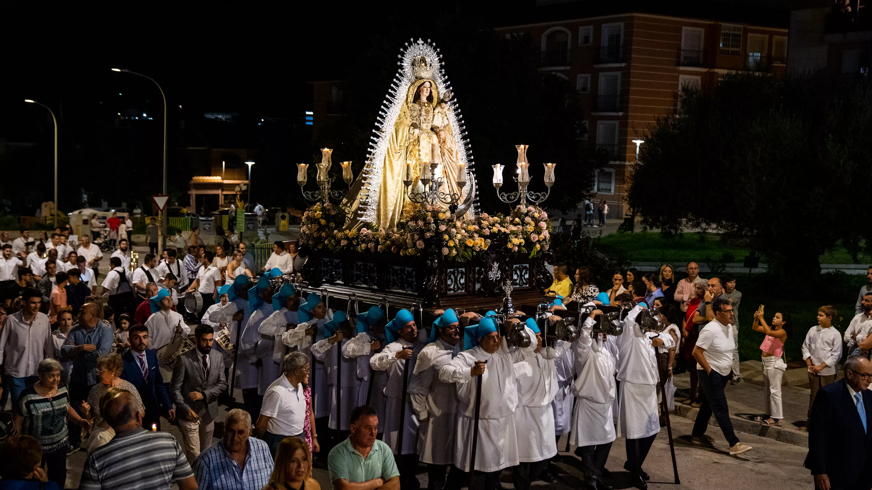 Procesión de la Virgen del Valle el pasado año