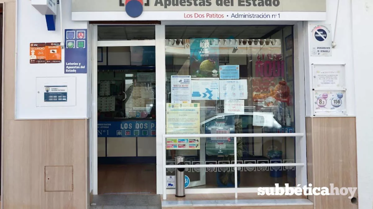 Administración de Lotería número 1, 'Los Dos Patitos', en Benamejí