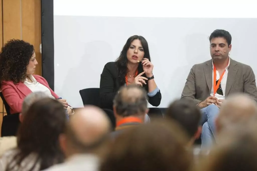 Puri Joyera y Jesús López en el I Encuentro Municipalista de Ciudadanos