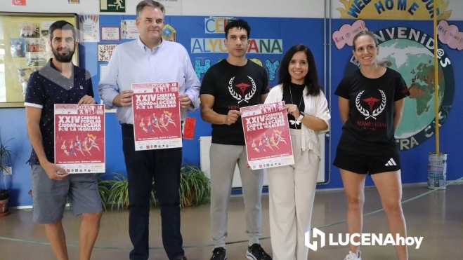 Presentación de a Carrera Popular de Lucena