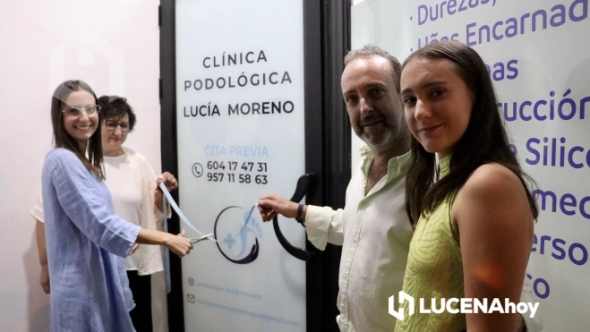 Inauguración de la Clínica Podológica Lucía Moreno