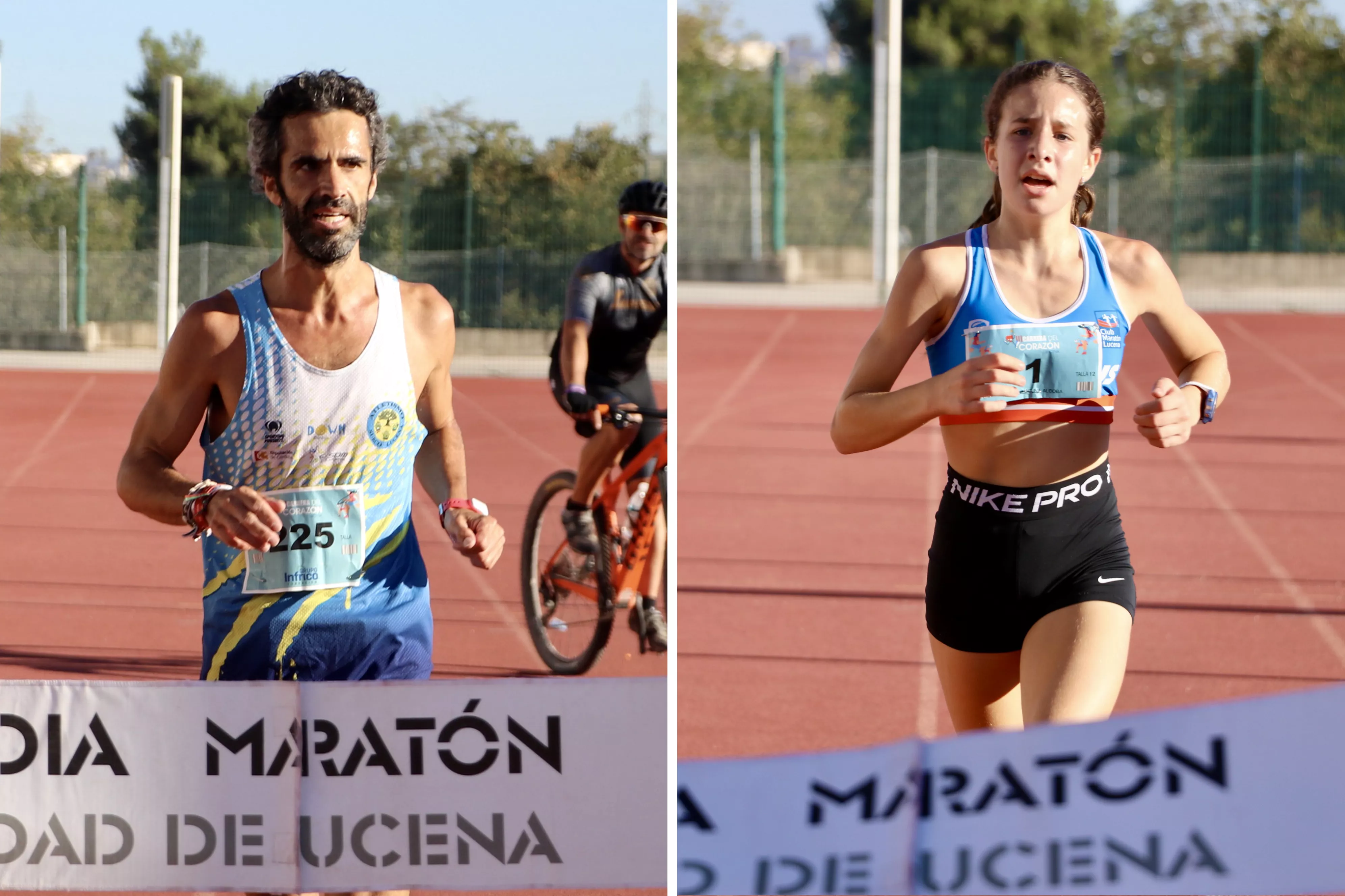 Diego de la Fuente y Araceli Osuna, ganadores de la III Carrera del Corazón