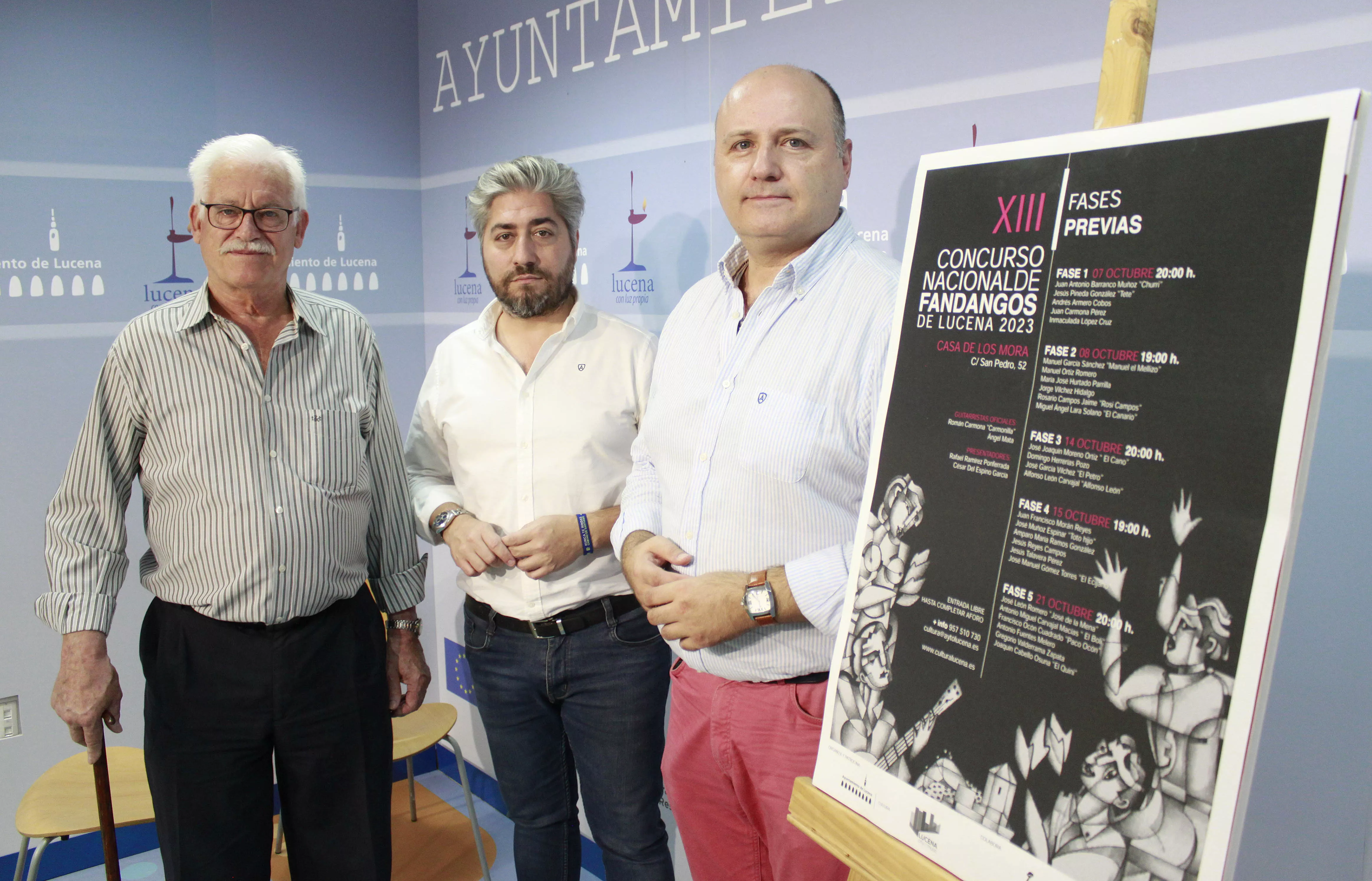 Presentación de las fases del XII Concurso Nacional de Fandangos de Lucena