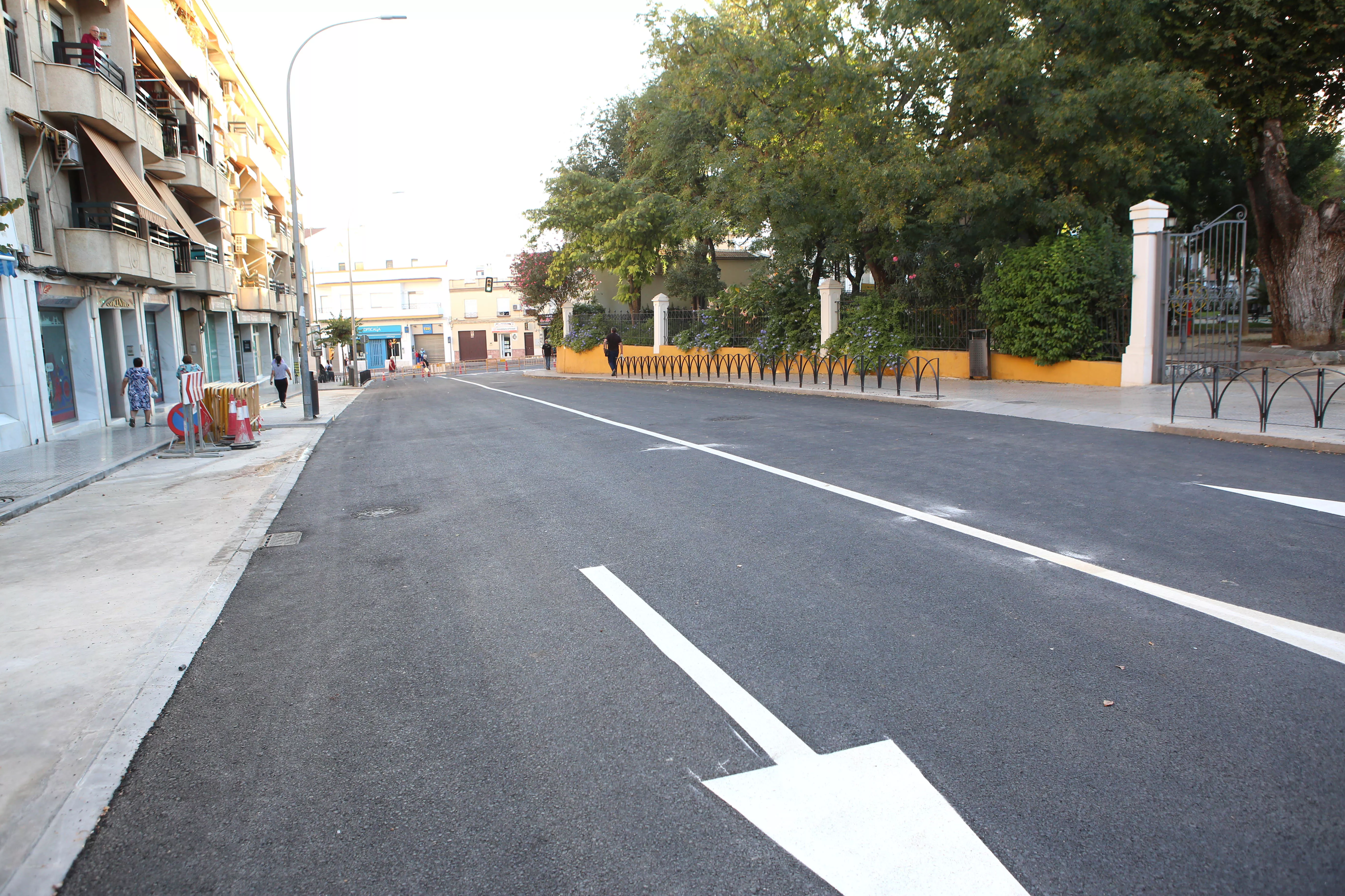 Recepcionadas las obras que se han ejecutado en el último tramo de la calle Federico García Lorca para mejorar la red de saneamiento