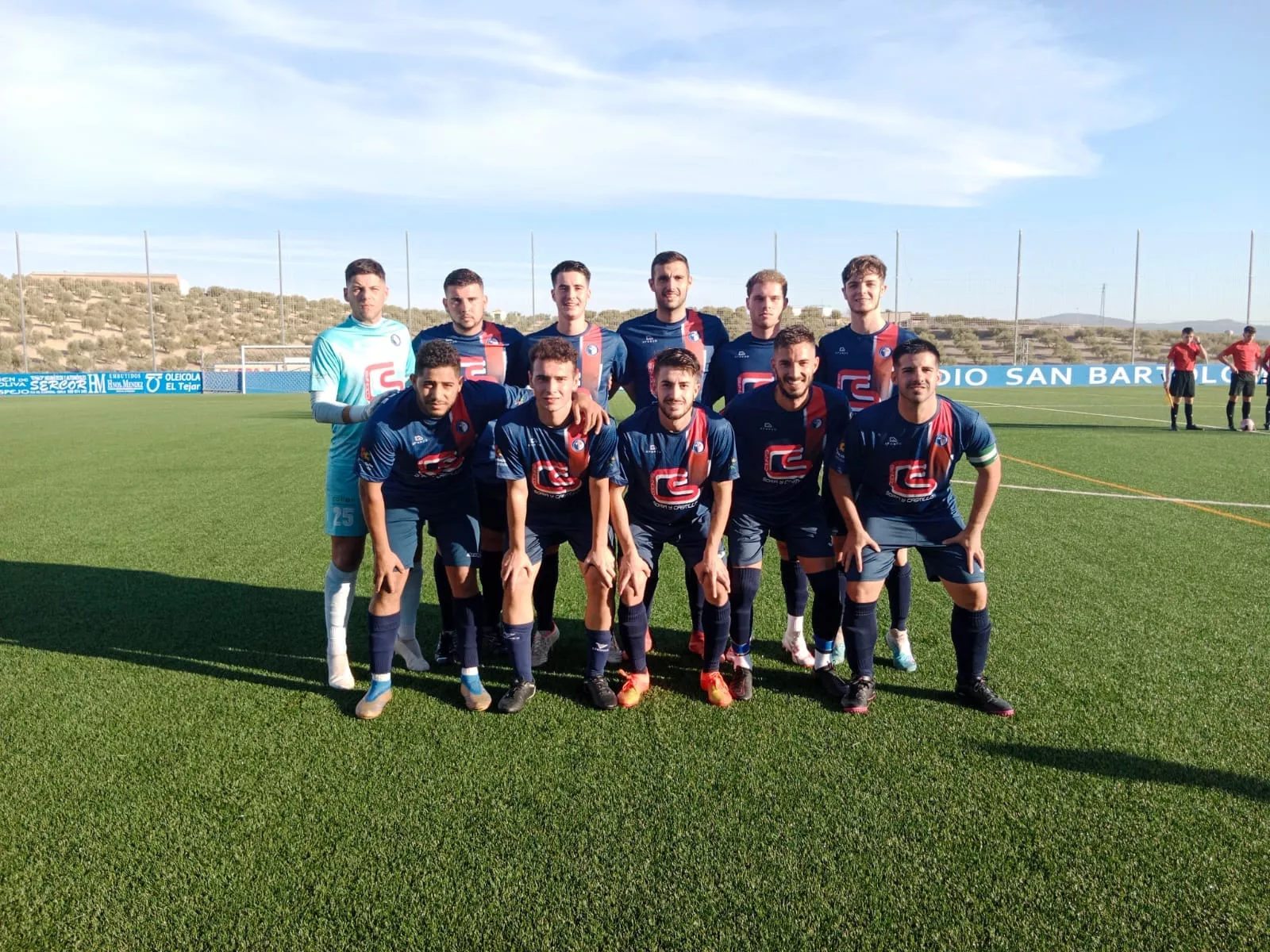 Alineación titular del CD Lucecor frente al CD Villa de Espejo