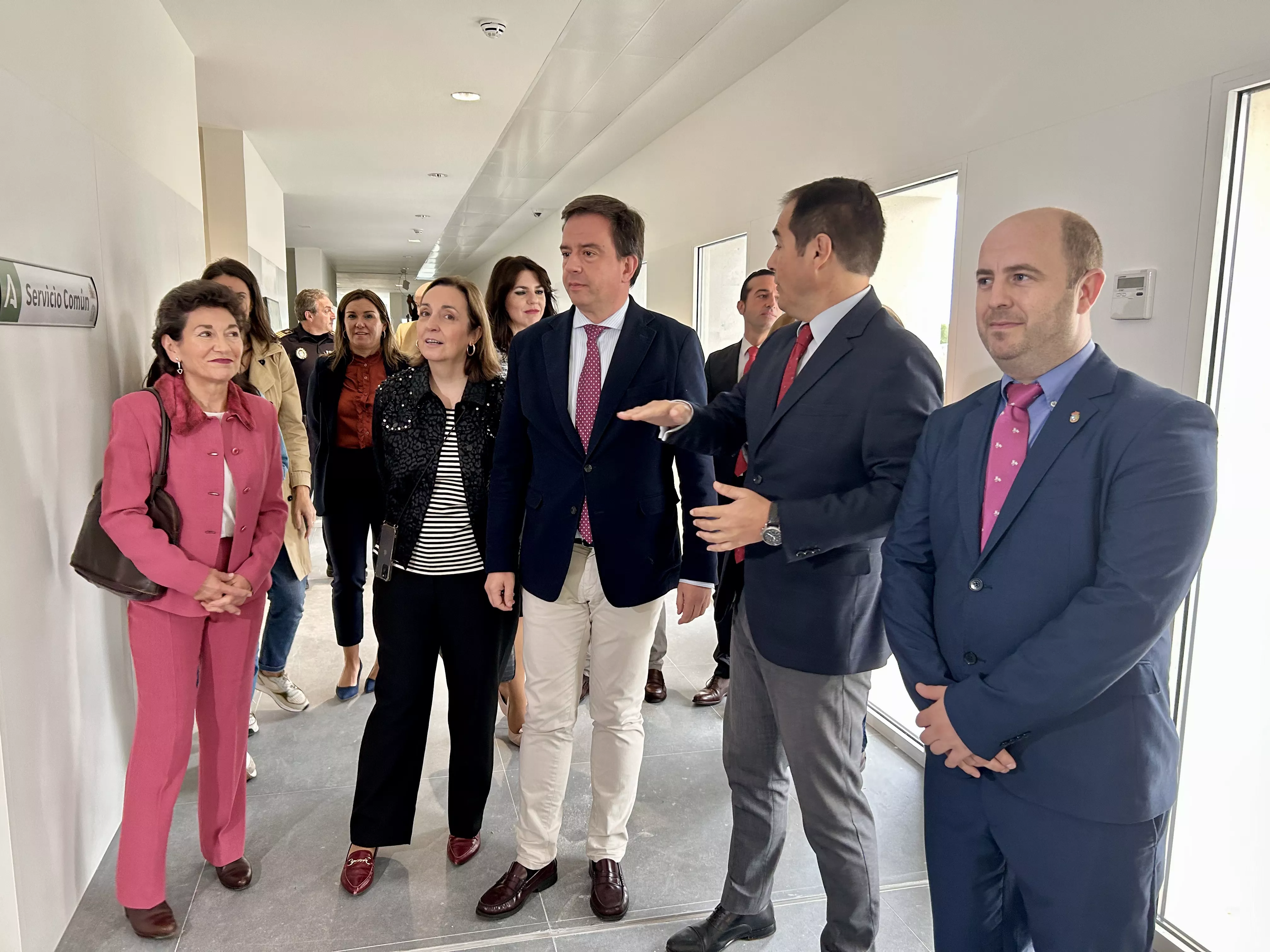 Visita a la nueva sede judicial del Consejero de Justicia