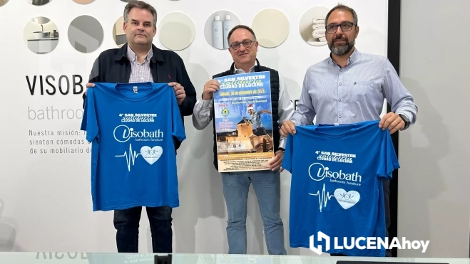 Presentación de la San Silvestre Solidaria en las instalaciones de VisoBath