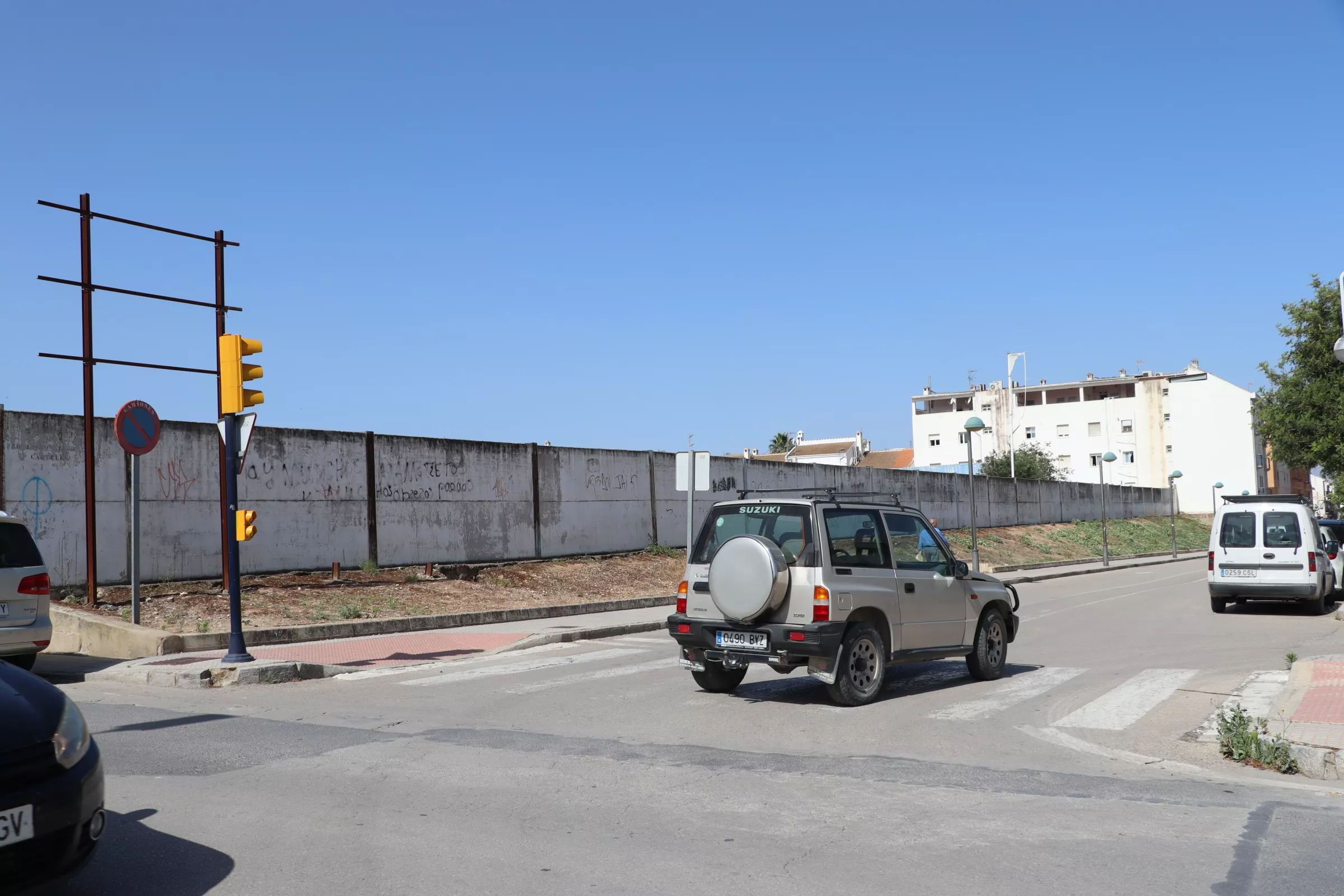 Solar del antiguo estadio municipal, en la confluencia entre la avenida de Santa Teresa y la calle Montemayor