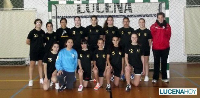  El BM Lucena juega en Lepe el Campeonato de Andalucía Cadete Femenino 
