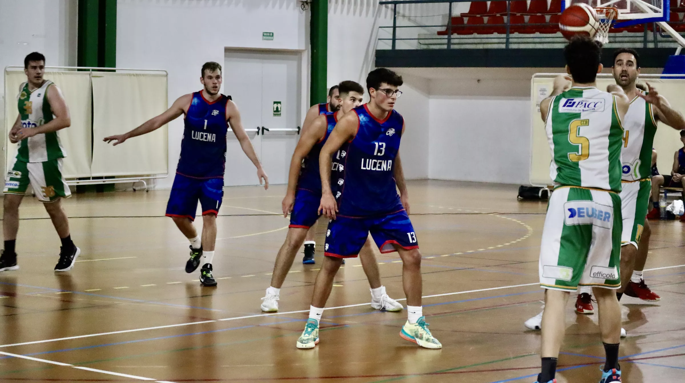 Una imagen del CBL Baloncesto Lucena - Ciudad de Córdoba, disputado recientemente