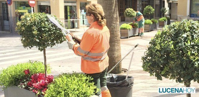  El ayuntamiento mejora numerosas zonas verdes y viario coincidiendo con Semana Santa 