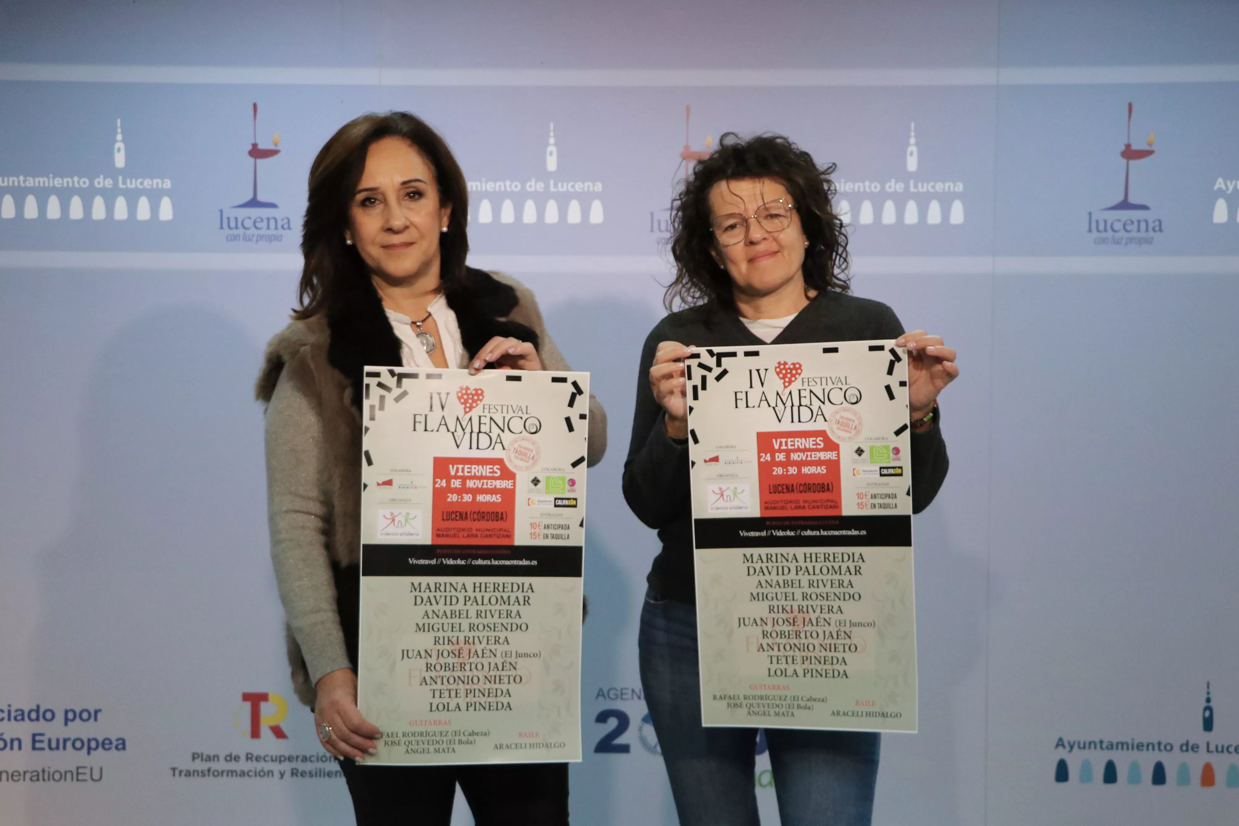Araceli Rodríguez y Araceli Delgado presentan la cuarta edición del festival 'Flamenco y Vida'