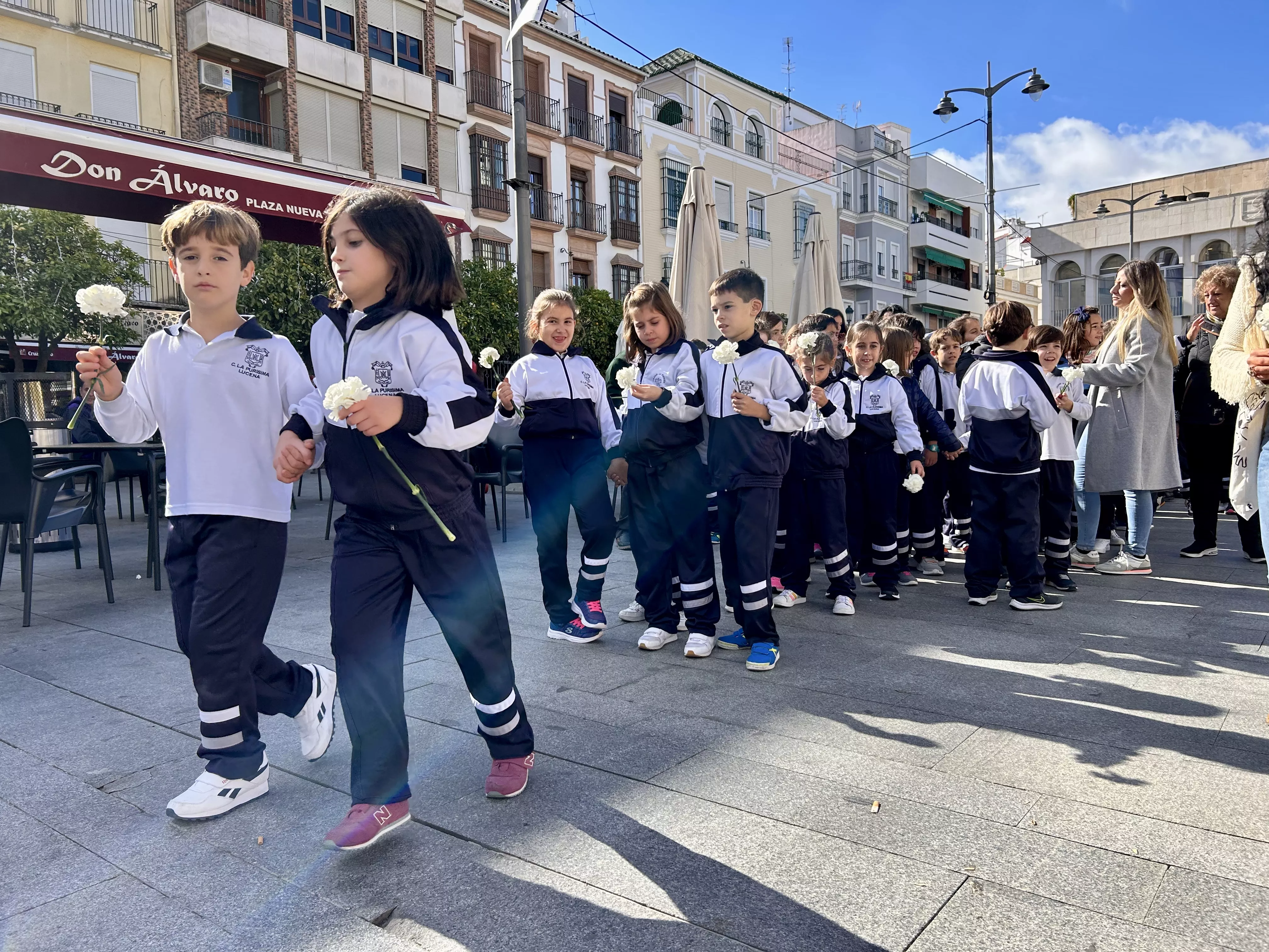 Procesión de la Virgen del Patrocinio. Colegio de la Purísima Procesión de la Virgen del Patrocinio. Colegio de la Purísima