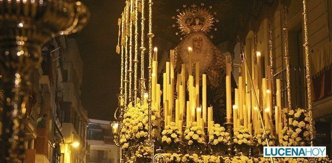  La Soledad recorre las calles de Lucena entre una multitud en su 450 Aniversario (fotos y vídeo) 