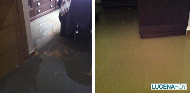  La lluvia causa daños por inundación en 3 viviendas y varios comercios 