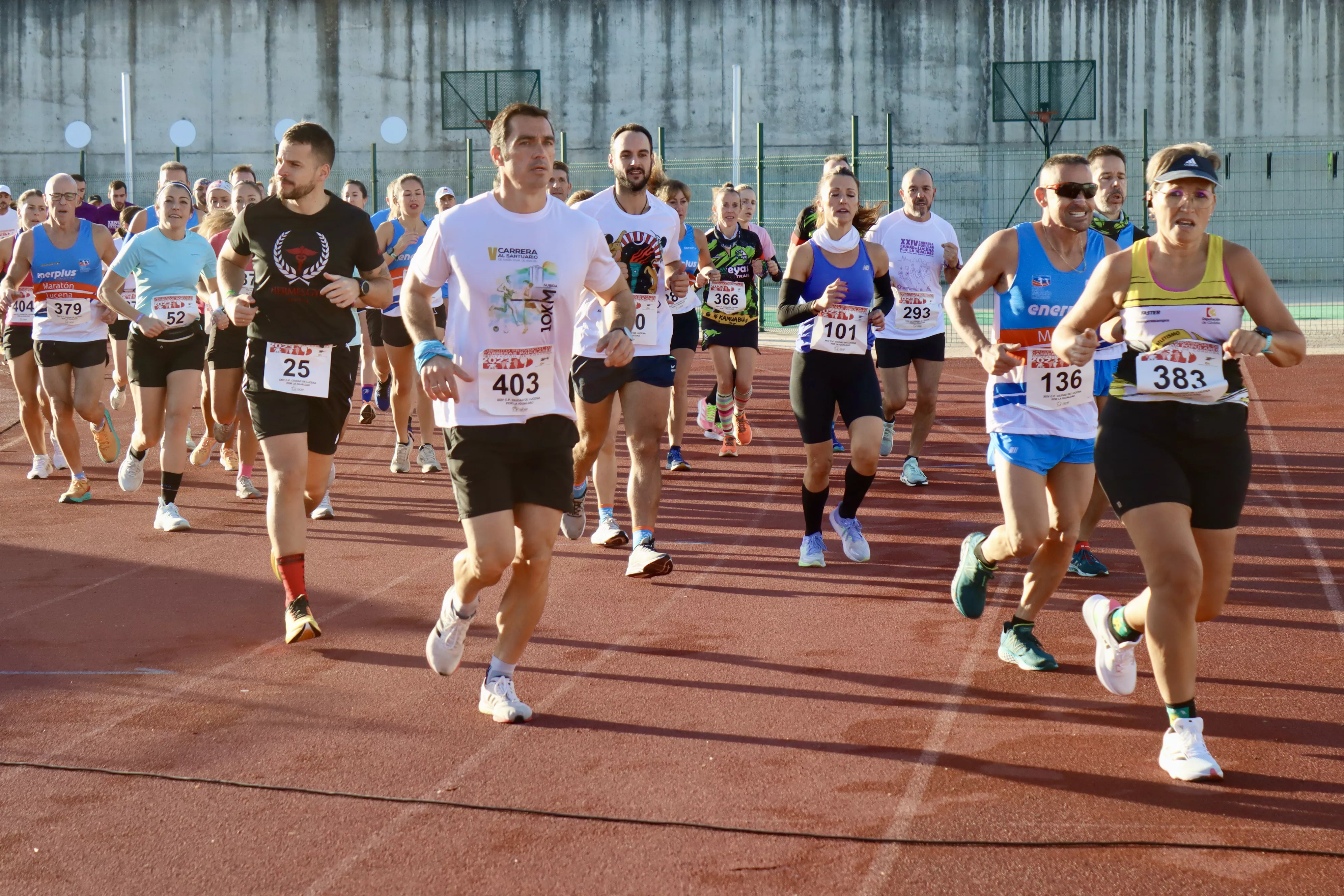 XXIV Carrera Popular Ciudad de Lucena. Salida XXIV Carrera Popular Ciudad de Lucena. Salida