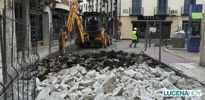  Queda cortado el tráfico en Plaza Alta y Baja y Las Tiendas por el inicio de las obras 