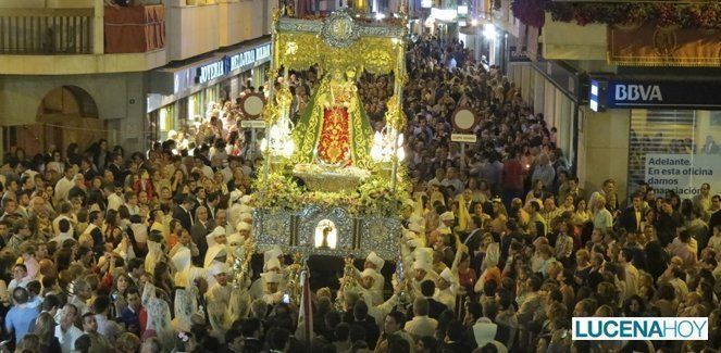  La devoción aracelitana toma las calles de Lucena en el día grande de las fiestas (fotos) 