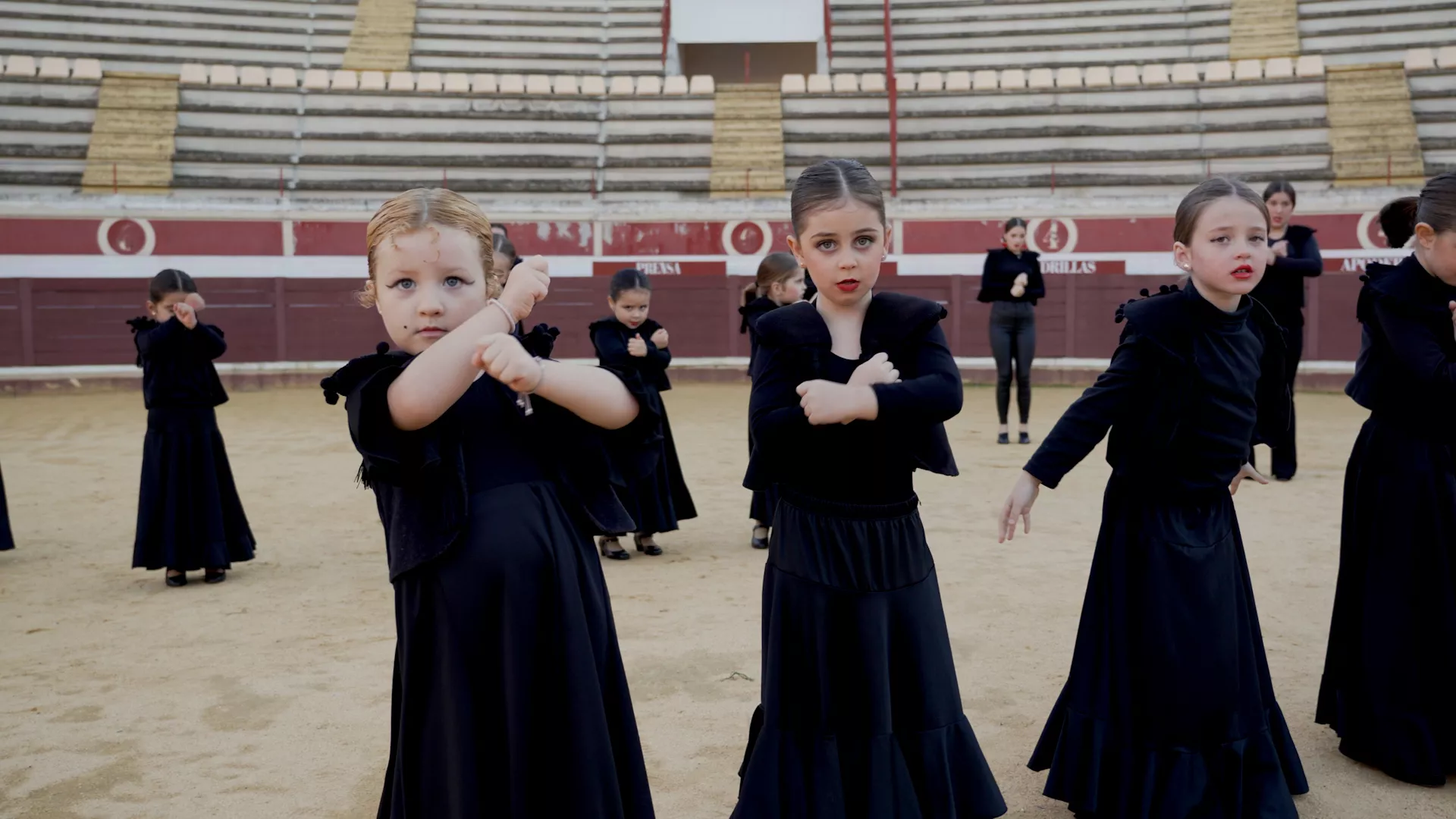 Día Mundial del Flamenco. Escuela de Araceli Hidalgo. Foto: Doxob Producciones