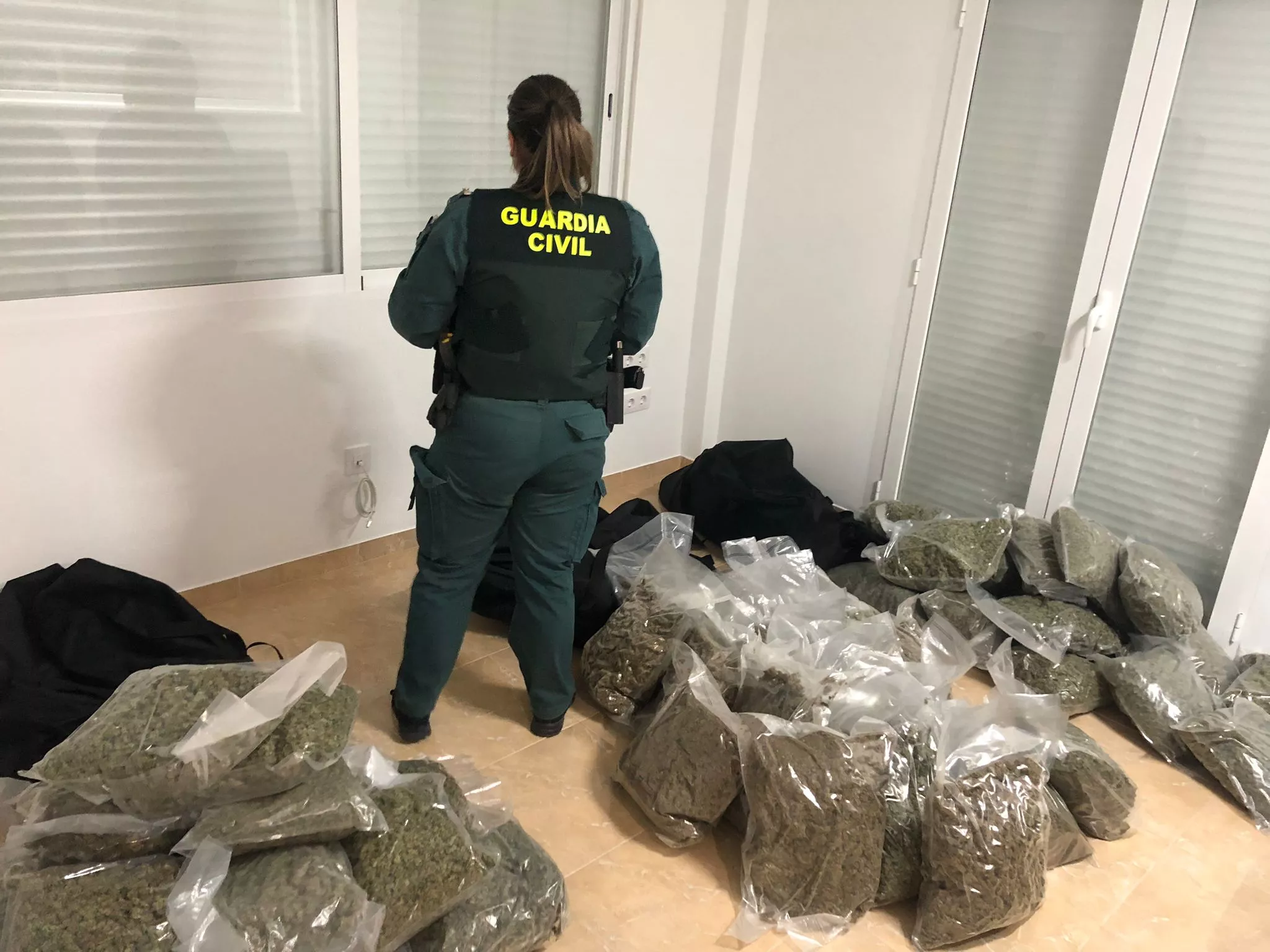 Droga incautada por la Guardia Civil en este operativo