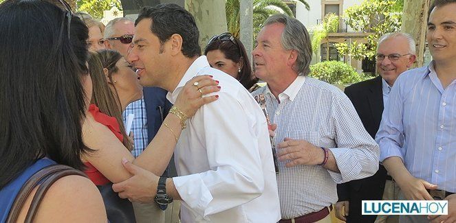 Juanma Moreno, presidente del PP  andaluz: "Lucena es ejemplo de la decadencia del socialismo" 