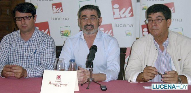  Valderas asegura en Lucena que las Europeas suponen "una oportunidad de acabar con el bipartidismo" 