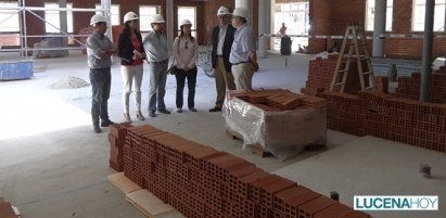  La alcaldesa, María Luisa Ceballos visita las obras del Centro de Iniciativa Empresarial 