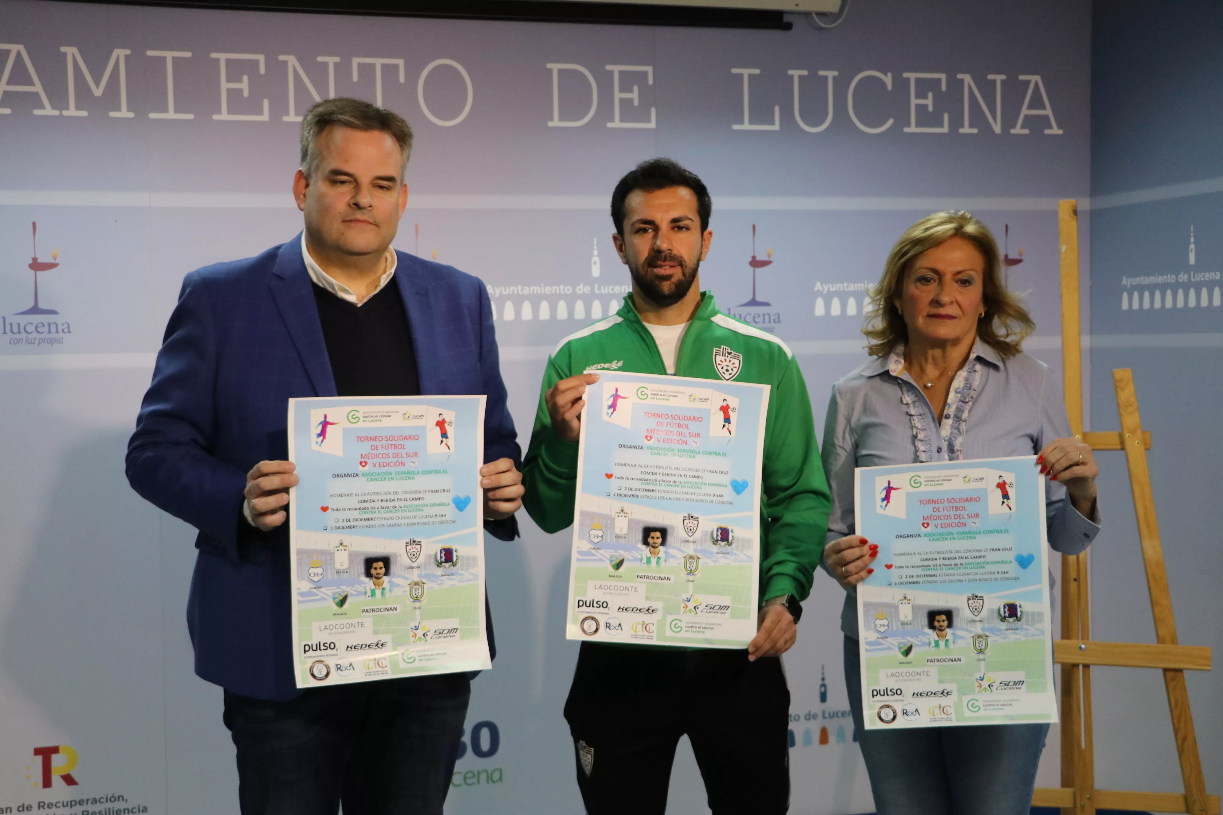 Presentación del V Torneo Solidario de Fútbol 'Médicos del Sur'