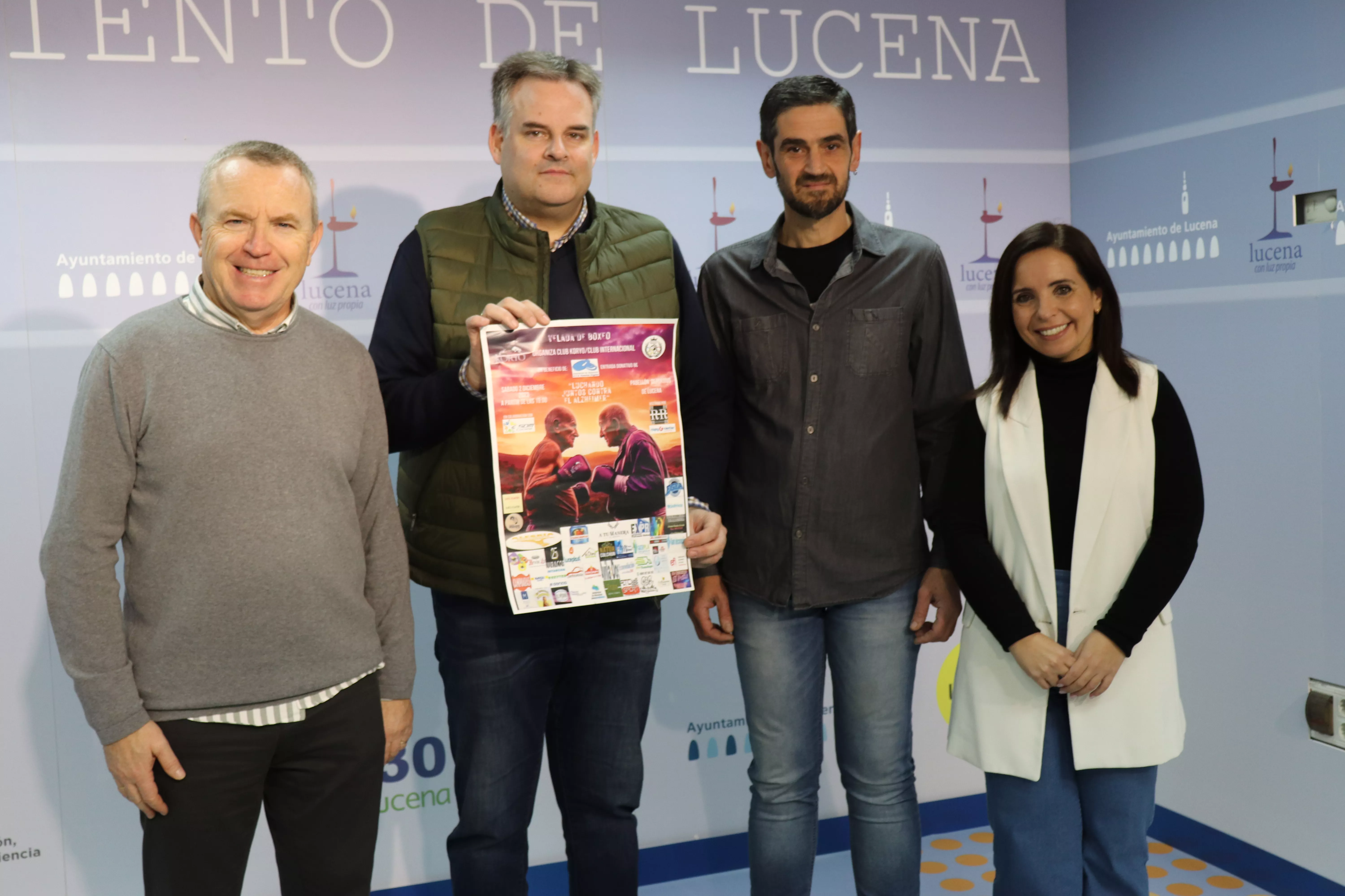 Presentación de la velada de boxeo del club Korio