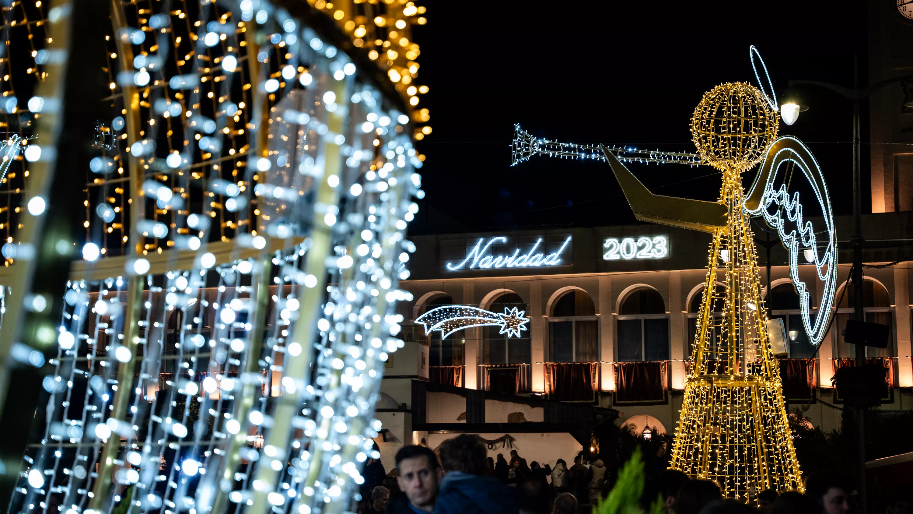 Inauguración del alumbrado navideño del pasado año Inauguración del alumbrado navideño del pasado año