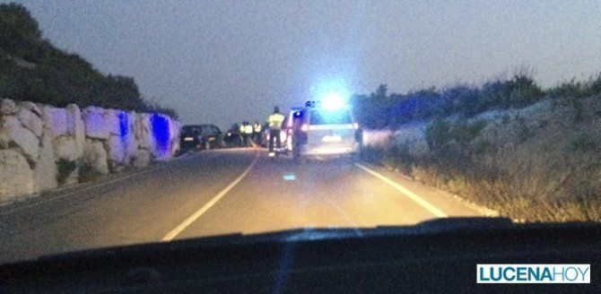  Accidente de tráfico en la carretera del Calvario, con 2 heridos, uno grave 