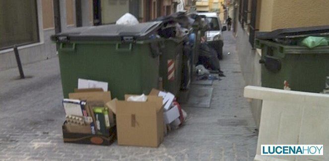  Vecinos de calle Cabrillana se quejan de falta de recogida de basuras por las obras 