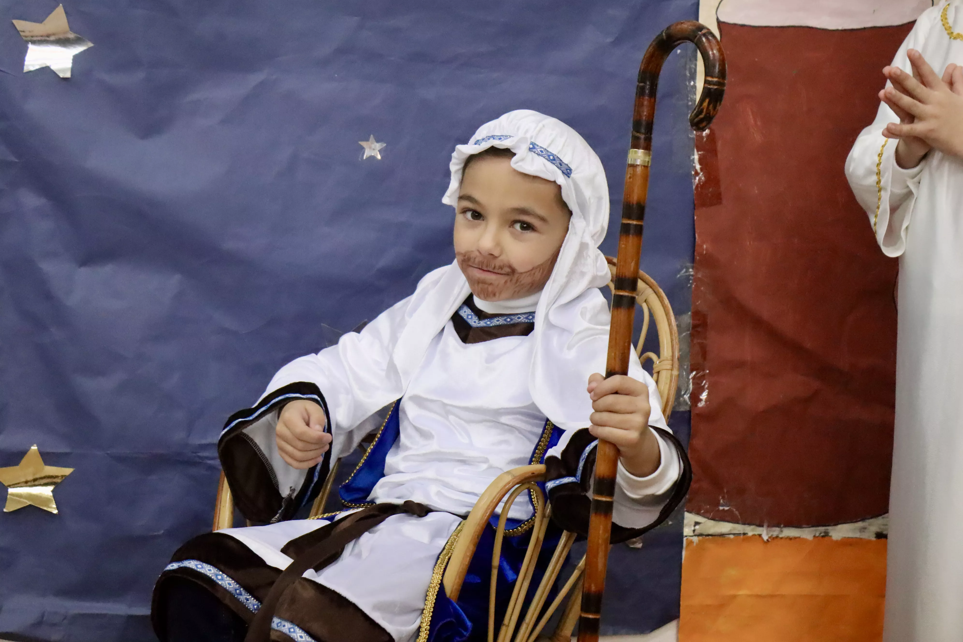 Belén Viviente en el colegio Antonio Machado