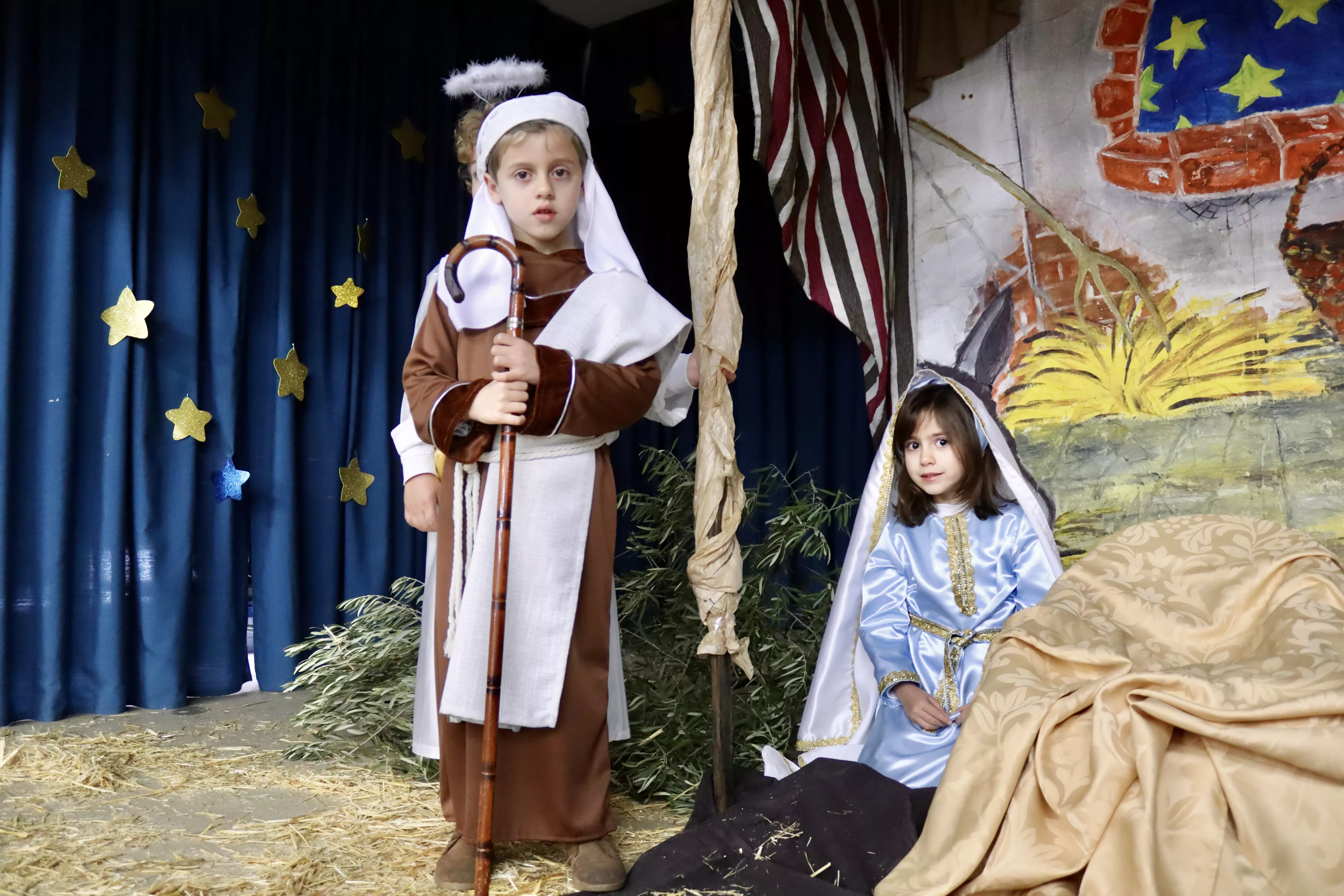 Belén Viviente en el colegio Antonio Machado