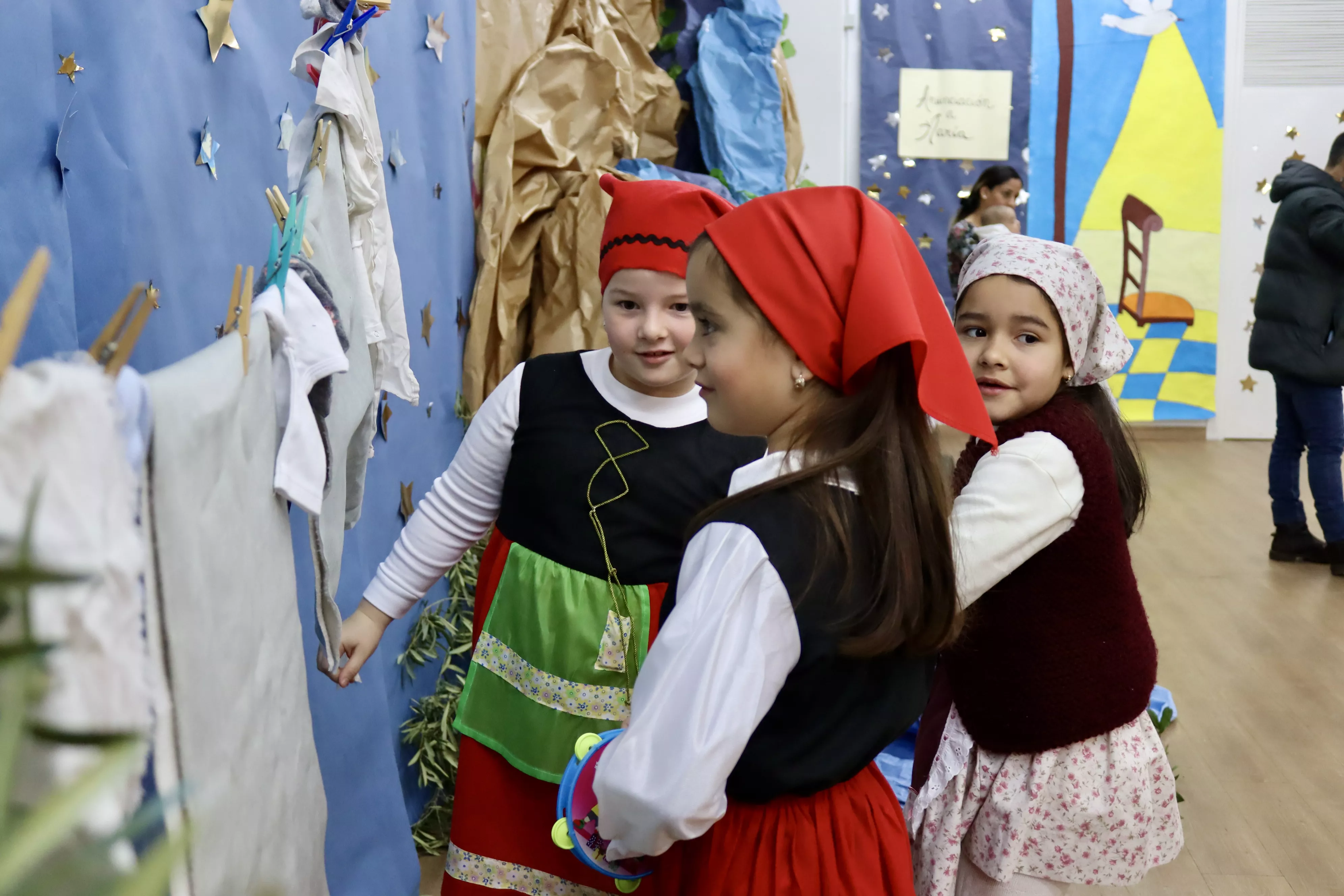 Belén Viviente en el colegio Antonio Machado