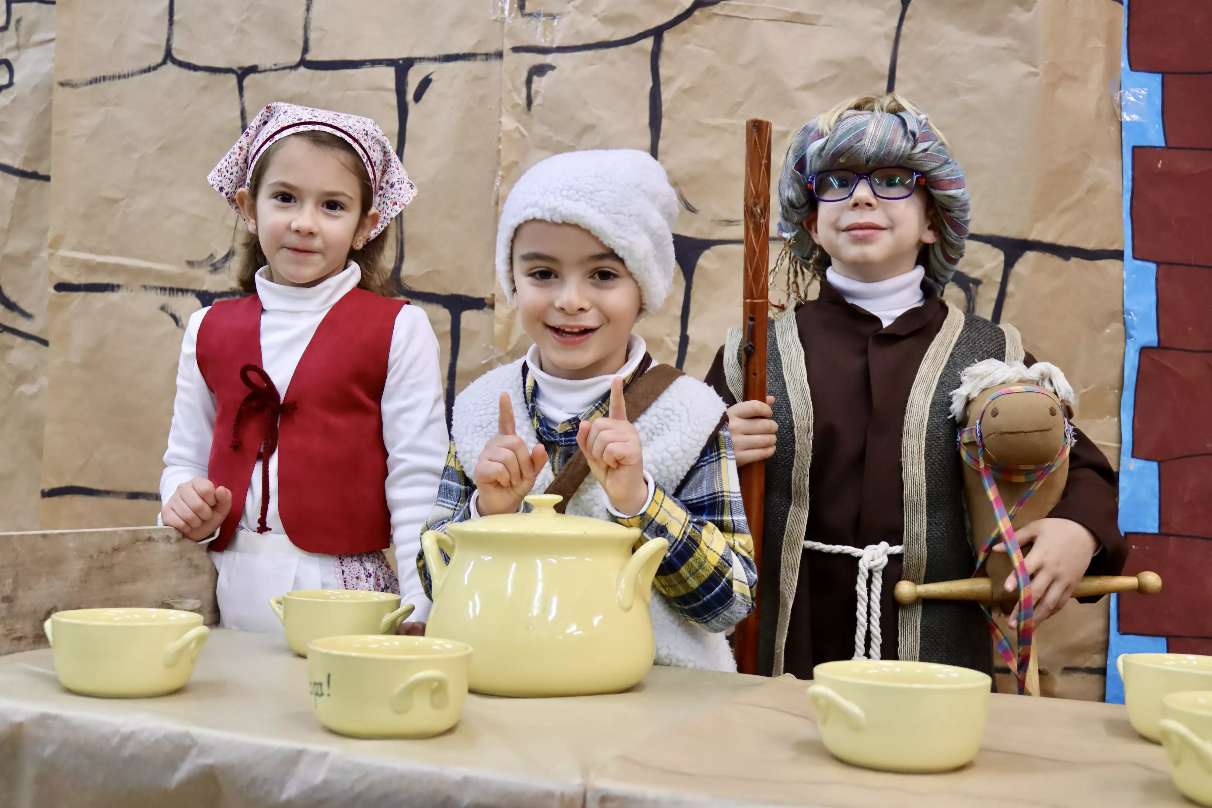 Belén Viviente en el colegio Antonio Machado